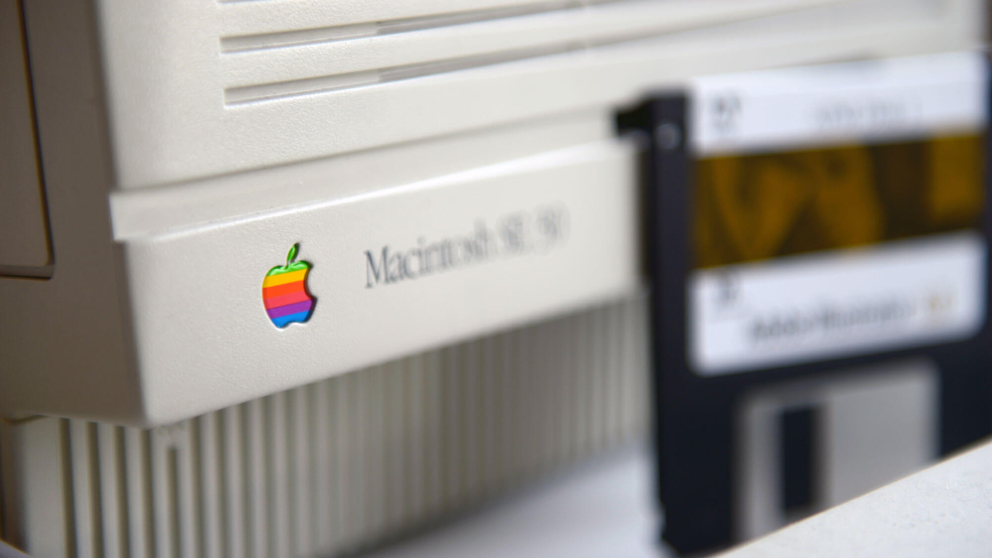 A Macintosh computer