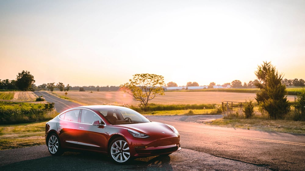 Tesla electric vehicle