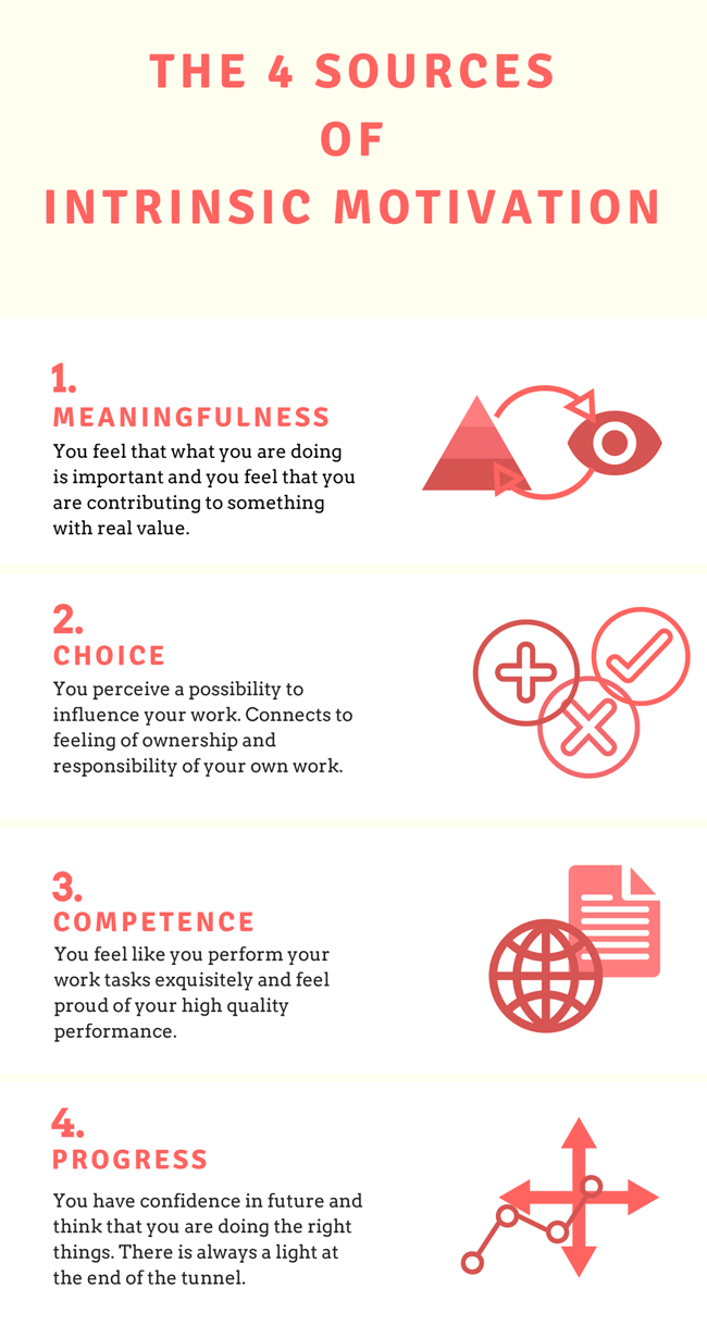 The 4 sources of intrinsic motivation