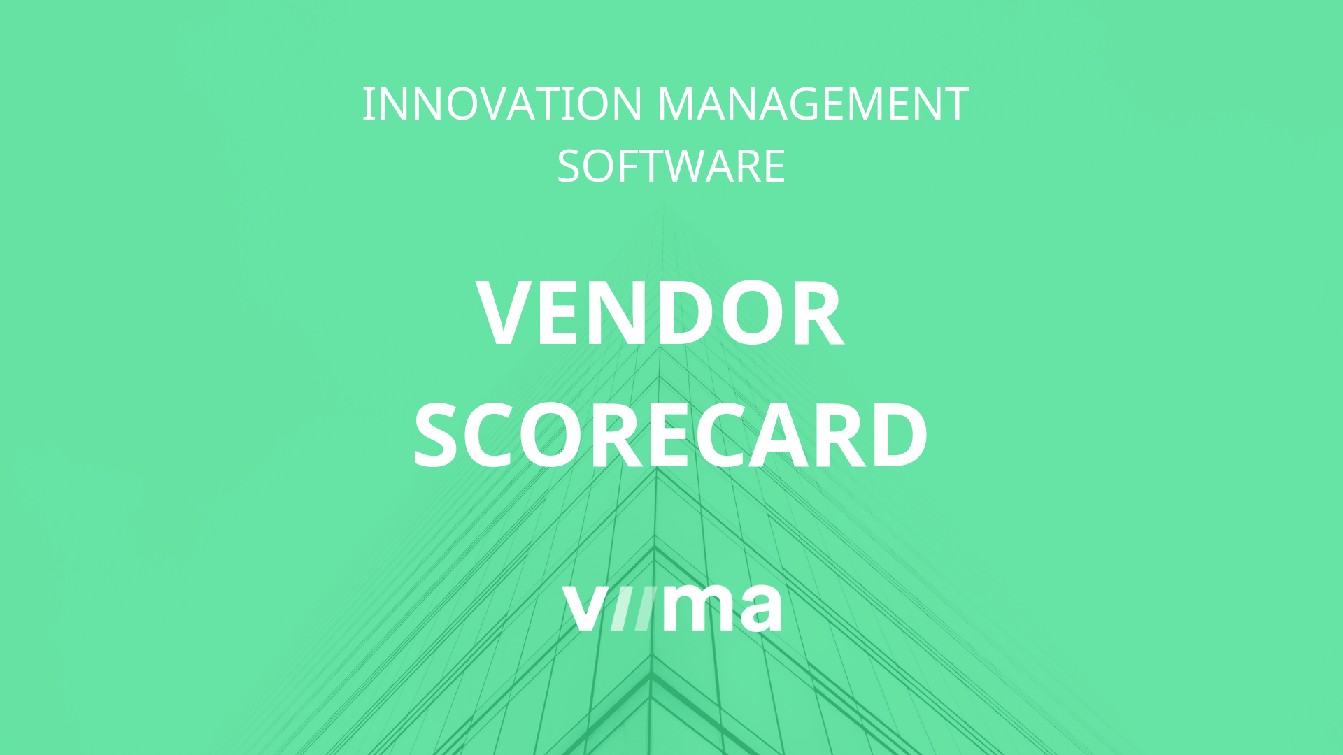 Vendor scorecard cover