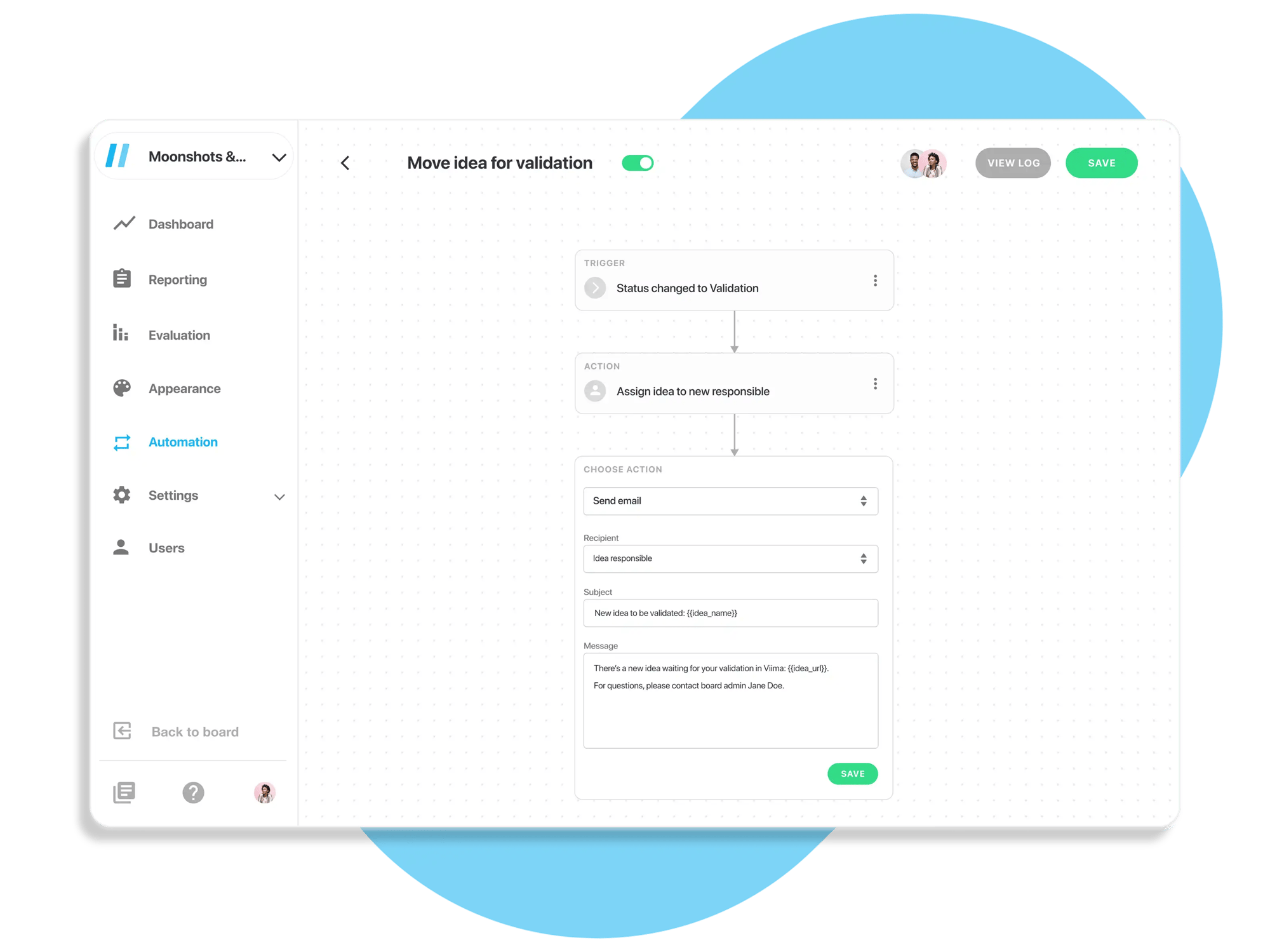 workflow automation feature