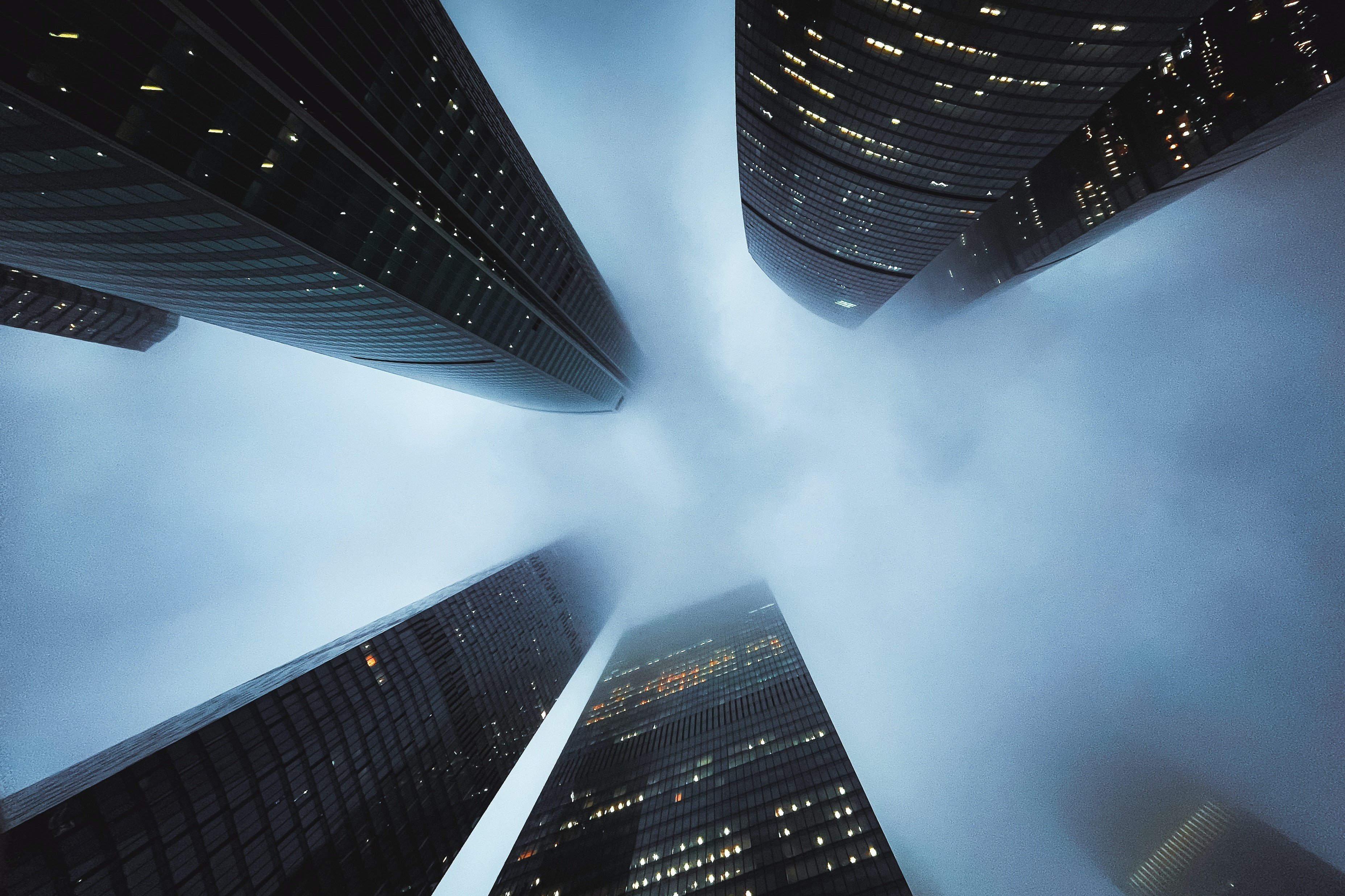 modern skyscraper buildings